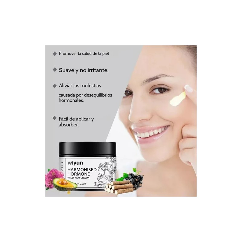 Ce Crema Natural De Ñame Silvestre Hormona Armonizada, 2pcs