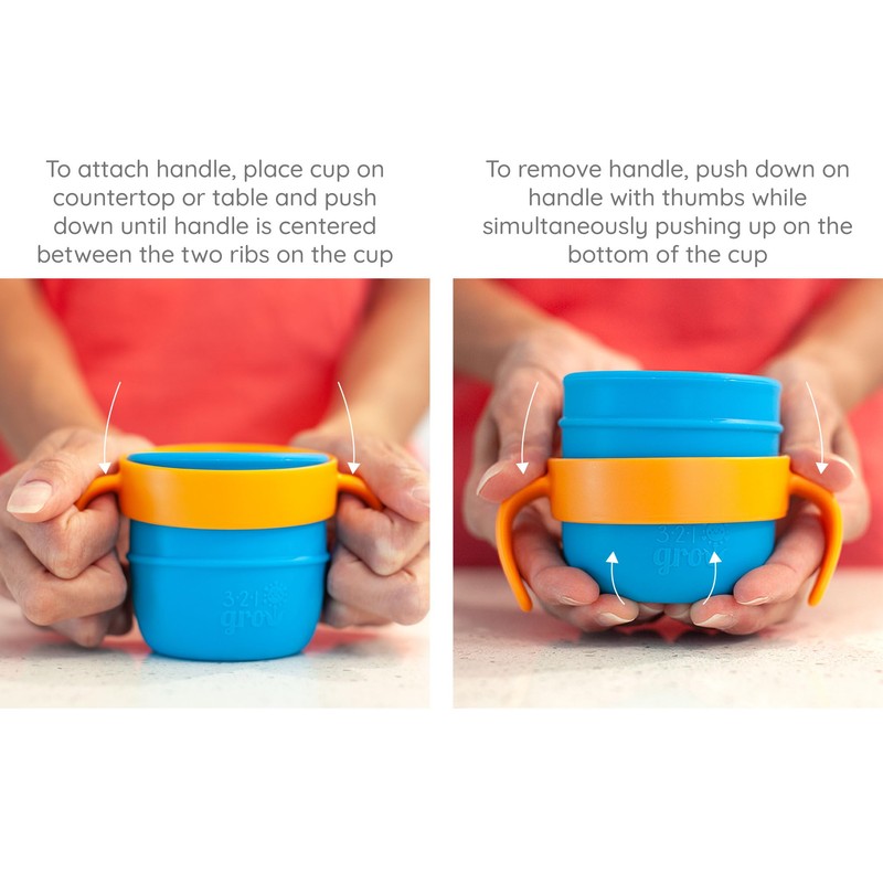 321 Grow Easy Learn Drink and Snack Set – Silicone