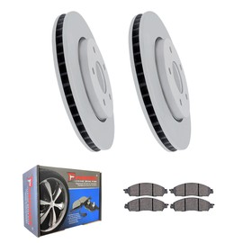 Stirling Coated Front Rotor Pads Kit For Nissan LEAF 2018 2019 2020 2021 2022 2023 2024|31570,D2138