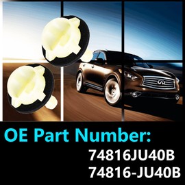 2PCS Upgraded Sunroof Drain Hose Plug 74816-JU40B，Fit for Infiniti EX35 FX35 FX50 G37 M37 M56 Q40 Q50 Q60 Q70 Q70L QX50 QX60 / Altima Maxima Murano Pathfinder，Replace: 74816JU40B 74816-JU40B