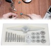 31pcs/set Metal Screw Tap & Die Set External Thread Cutting
