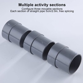 Yuecoom Offset Toilet Flange Extender, Thickened PP Toilet Shifter, Rubber Sealing Siphon Toilet Sewage Pipe Shifter, Pipe Flange Connector, Yuecoome12a8dszr0