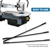 VooGenzek 20 PCS Scroll Saw Blades Set, 10 Teeth Carbon