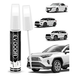 EVOOOR 089 Wind Chill Pearl Tricoat Touch Up Paint Compatible with Toyota Exact Match 2 in 1 Touch up Paint for Chips and Nicks Repair