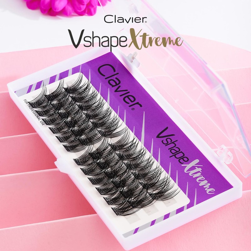 Vshape Xtreme False Eyelashes Natural V Shape C Shape Eyelash