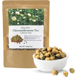 MQUPIN Chrysanthemum Tea Flowers Loose Leaf 3.5 oz/100g, Whole Dried Chrysanthemum Flower Buds Tea, Chinese Herbal Tea