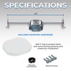 OHLECTRIC Saf-T-Bar for Ceiling Fan and Light Fixture - Ceiling
