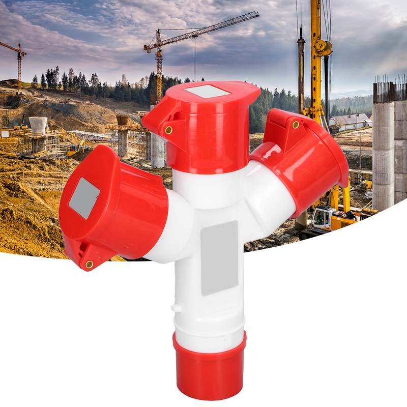 Industrial Socket Waterproof Electrical Connector 3 Way 16A Outlet for