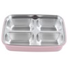 Lunch Box 4 Compartments 304 Stainless Steel Tableware Portable Lunch
