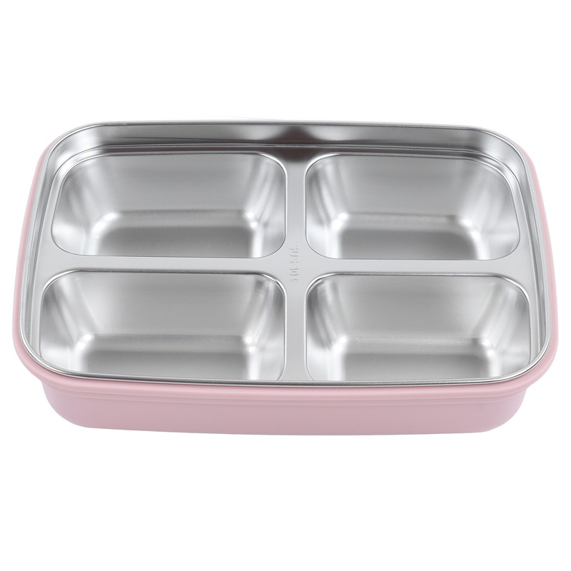 Lunch Box 4 Compartments 304 Stainless Steel Tableware Portable Lunch