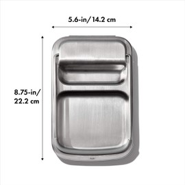 OXO Good Grips Stainless Steel Spoon Rest with Lid Holder