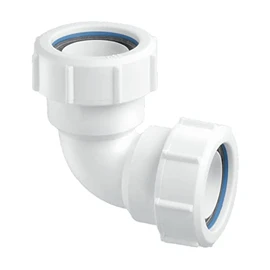 McAlpine MT4 90 Degree Multifit Bend, White