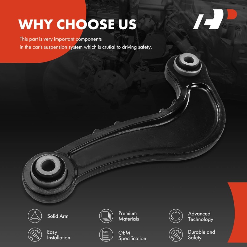 A-Premium Rear Upper Control Arm, with Bushing, Compatible with Ford