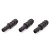 S&M 3 x Reducing Sleeve 16mm x 12mm Black 540363