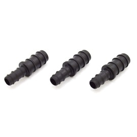 S&M 3 x Reducing Sleeve 16mm x 12mm Black 540363