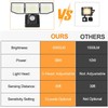 YTKIH LED Spotlight with Motion Sensor Outdoor, 6000 lm, 38