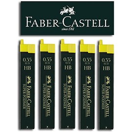 Faber-Castell Super-Polymer Pencil Case (5 Tubes, 0.35 HB)