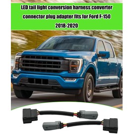2PCS Halogen to LED Taillight Conversion Harness Kit Fits for Ford F-150 Trucks 2018-2020,W/O Bliss,Halogen to LED TailLight Conversion Adaptor Wiring Connector