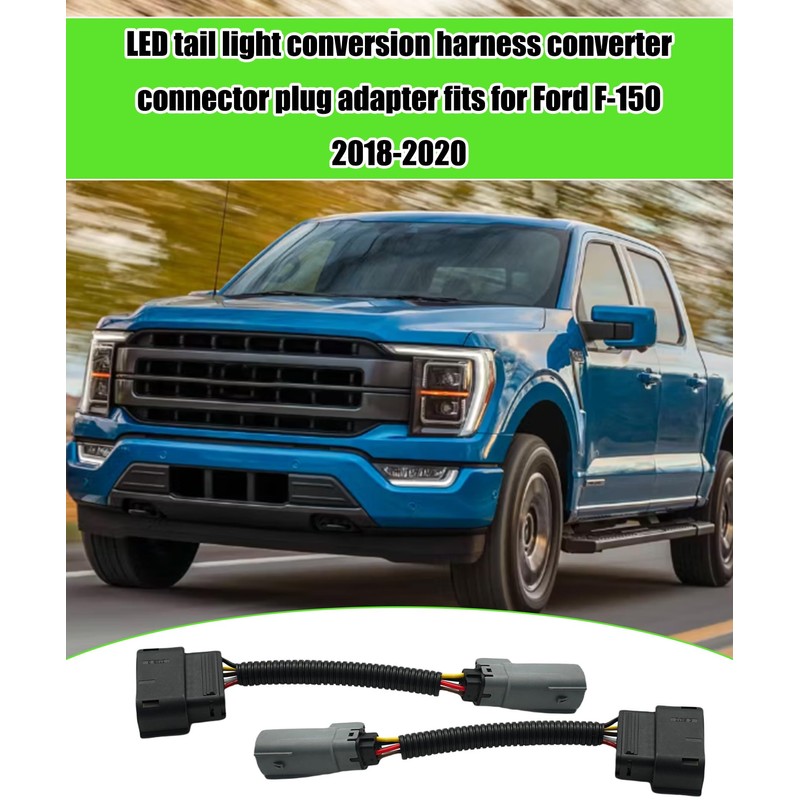 2PCS Halogen to LED Taillight Conversion Harness Kit Fits for