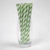 Green & White Striped Paper Straws (6mm x 200mm) -