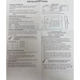 ADEMCO NEW Honeywell Ademco 6150ADT LCD Keypad For Vista10, 15 and 20 Panels.