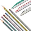 [Shinkansen Pencil & Ruler Set] Metallic Pencil, 2B, Ruler, Shinkansen