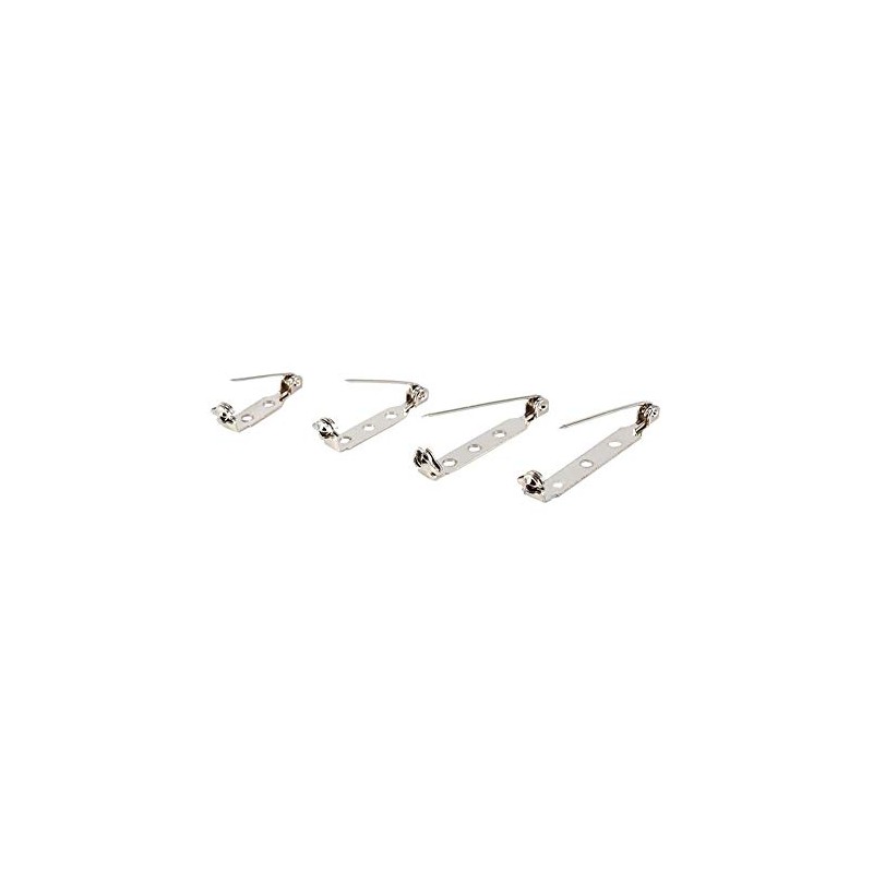 50Pcs Bar Pins Brooch Lock, Pins Safety Pins Back Safety