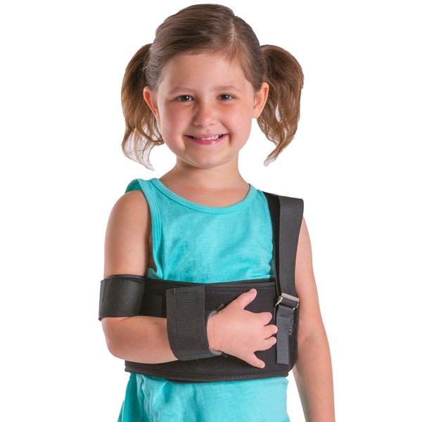 BraceAbility Kid's Pediatric Arm Sling & Shoulder Immobilizer