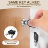 Duraaamo 12 Pack Rv Door Locks for Storage Door 1-1/8''