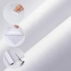 White Wood Contact Paper Peel and Stick Wallpaper 15.7"x 393.7"