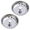 CORNERJOY 2 PCS Kitchen Sink Strainer and Stopper Combo Basket