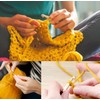 Ortarco Crochet Hooks Set, Ergonomic Soft Handle for Arthritic Hands,