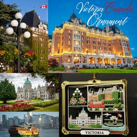 Canadian Treasures Victoria Canada Ornament Brass Landmarks