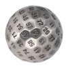 Polyhedral Metal Dice Exquisite Heavy 100 Sided Role Playing Dice