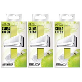 Areon Clima Air Freshener Home Conditioner Green Apple Multi Pack Set of 3