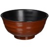 Mannen Melamine UB-K757 Udon Bowl Uumi Inner Black, Melamine, Made