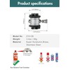 CAMPINGMOON Butane Gas Cartridge Transfer Camping Cassette Canisters Gas Adapter