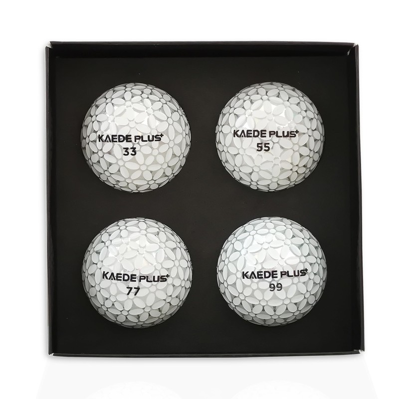 Kaede Plus Metal Aero Soft Golf Balls - Pack of
