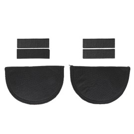 Shoulder Pad Soft Sponge Comfortable Non-Slip Reusable Thick Shoulder Pad Shoulder Pad Sewing Set in Shoulder Pad Foam Pad for Clothing Black