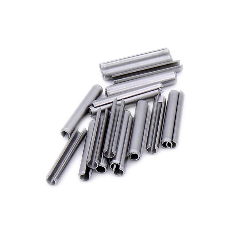 D1 (1mm x 6mm) Slotted Spring Pin (Heavy) - Stainless