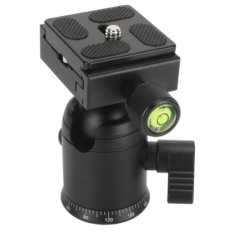 Panoramic Ball Head 360 Degree Rotating 3/8in Thread Metal Tripod