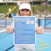 Pickleball Rules Cheat Sheet, The Perfect Courtside Reference, Made in