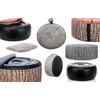 Brandsseller Outdoor Pouf Bean Bag for Indoor and Outdoor Use