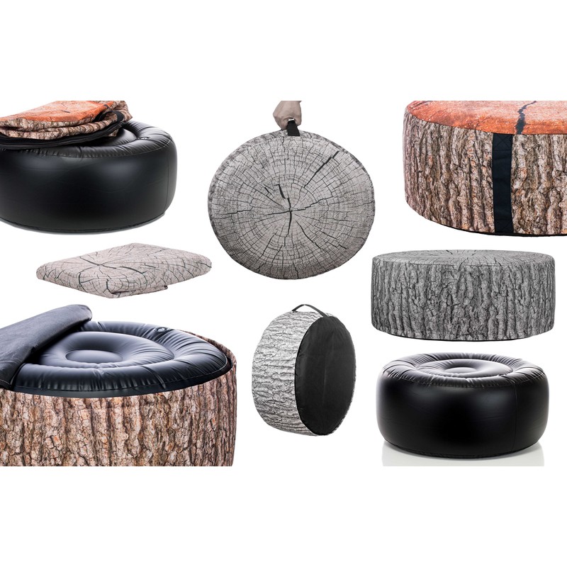 Brandsseller Outdoor Pouf Bean Bag for Indoor and Outdoor Use
