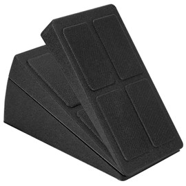 QWORK Multi-Angle Calf Wedge Stretcher Foot Stretch Block, Non-Slip, Adjustable Angles, Lightweight & Durable