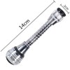 CHUANGOU Pack of 2 flexible shower extensions, tap extension, used