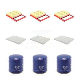 PUR 3x Air + 3x Cabin + 3x Engine Oil Filter (9 Total) Kit Replacement For Ford Fusion Lincoln MKZ SSV Plug-In Hybrid KFM-104254