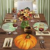 Counterart Pumpkin Shaped Reversible Placemat 4 Pack