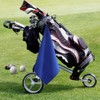 flintronic 4PCS Microfiber Golf Towel 40*40cm Carabiner Clip Waffle Pattern
