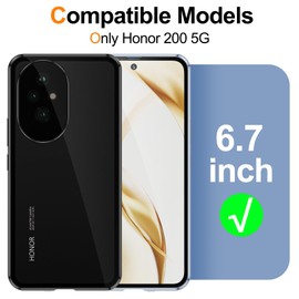 STARRYNOVA Privacy Case Compatible with Honor 200 5G, Front and Back Metal Magnetic Case, 360 Degree Protection with Anti-Peep Glass - Blue